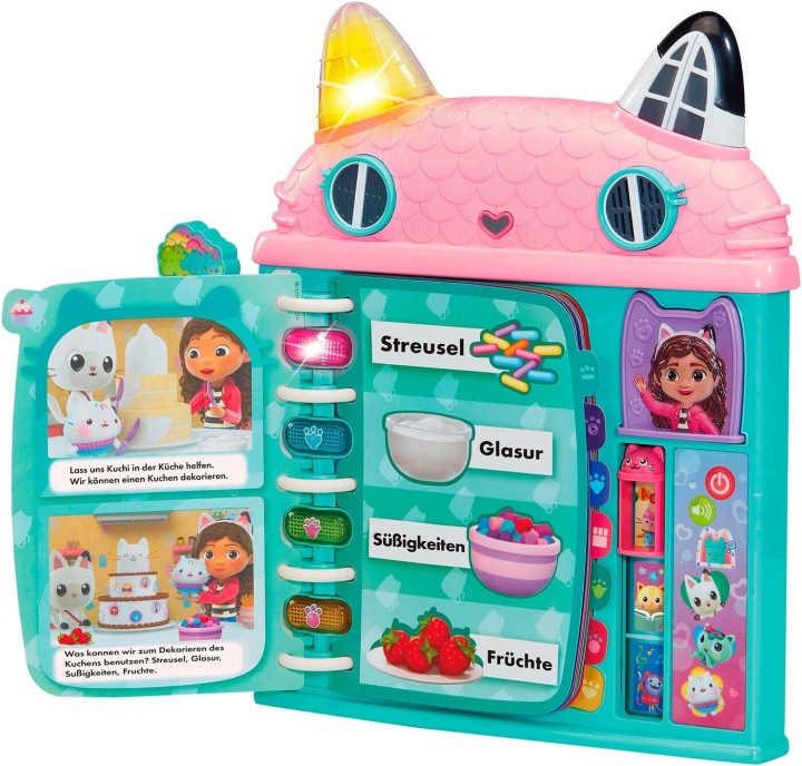 Інтерактивна книжечка розвивальна VTech„Котячий Будиночок Gabi” 3–6 років німецький — фото 2