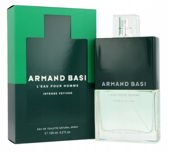 armand basi l'eau pour homme intense vetiver