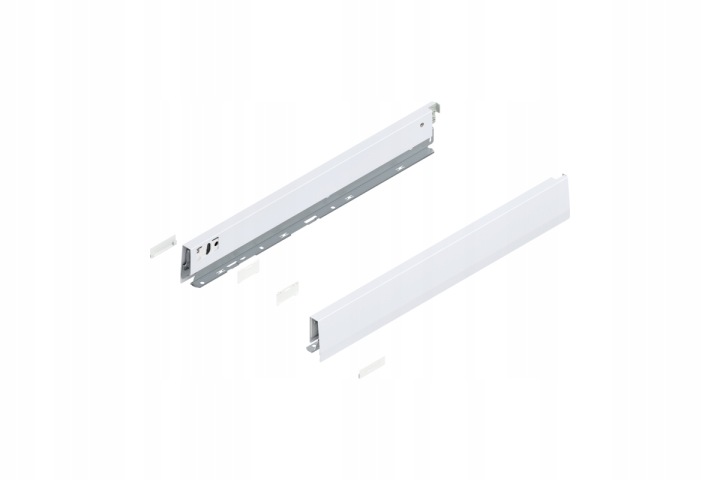 Blum 470N5002S Boční strana Merivobox, výška N (68.5 mm) 500 mm, hedvábně bílá
