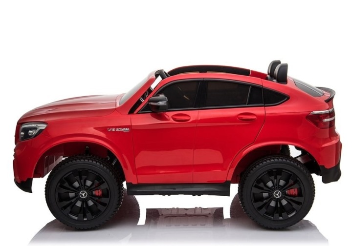 Авто на акумуляторі Mercedes GLC 63S Двомісний Вогні LED MP3 Червоний — фото 4