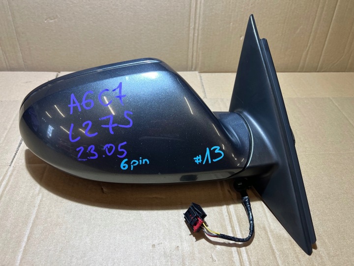 AUDI A6 C7 LZ7S retrovizor desna 6 PIN UK