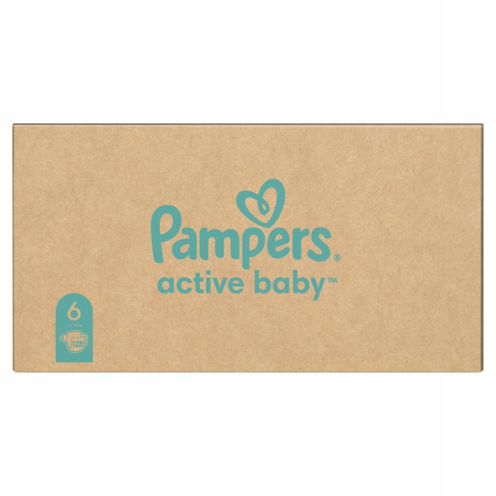 Pampers Active Baby розмір 6 128 підгузки 13 кг-18 кг запас місячний — фото 9