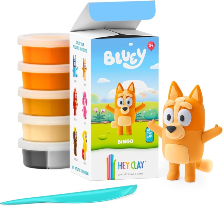 HEY CLAY- фігурка BLUEY BINGO + аксесуарами 5 шт. — фото 2