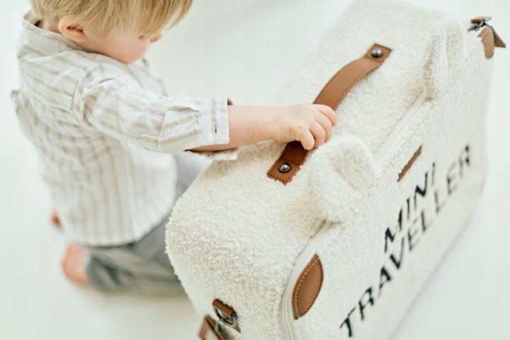 Childhome Валіза дорожня для дітей Teddy Молочний — фото 9