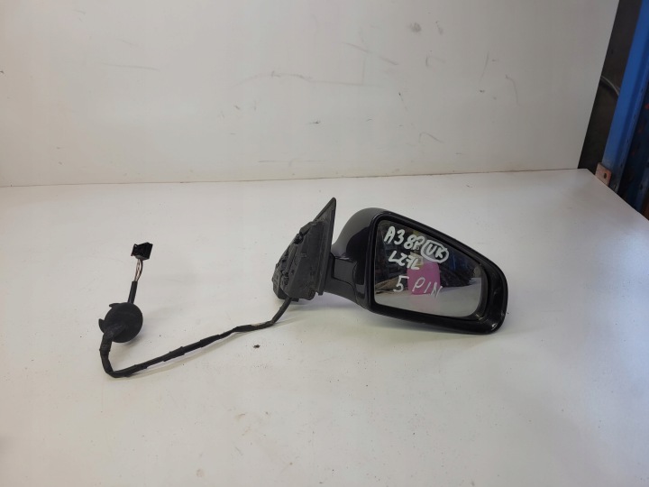 SPECCHIETTO RETROVISORE Destro AUDI A3 8P LIFT LZ7L 5-PIN UK 5D