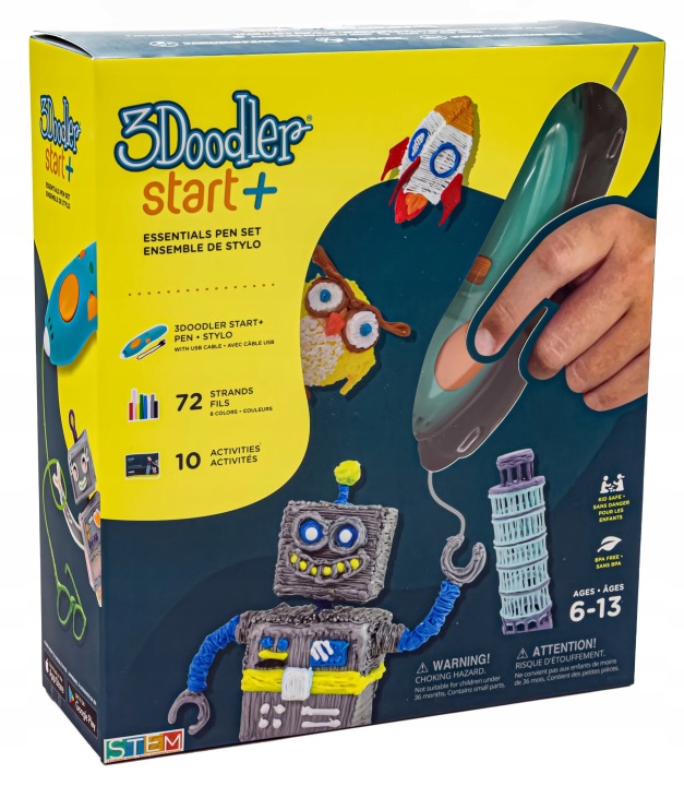 Ручка 3D для дітей бездротовий DOODLER 8 кольорів 10 активності — фото 11