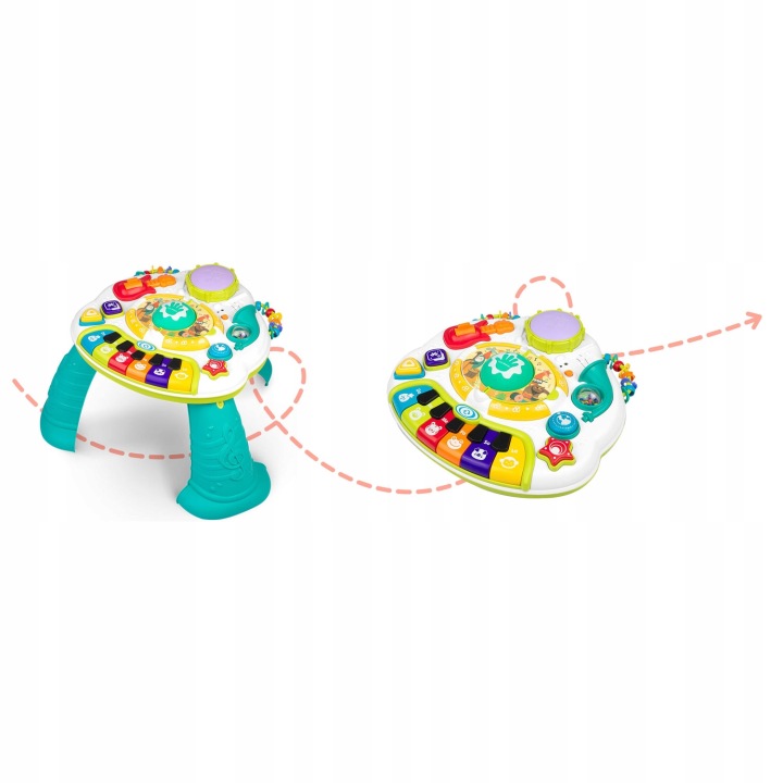 Столик розвивальний інтерактивний 2 в 1 панель музична музика BLUETOOTH RICOKIDS — фото 5