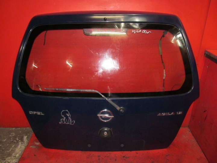 OPEL AGILA A 00-07 heckklappe kofferraumdeckel Abdeckung Kofferraum heck hinten GRANATOWA Y269