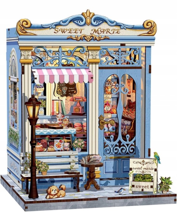 Book nook DIY CuteBee Кондитерська Sweet Marie LED 242 ел. — фото 3
