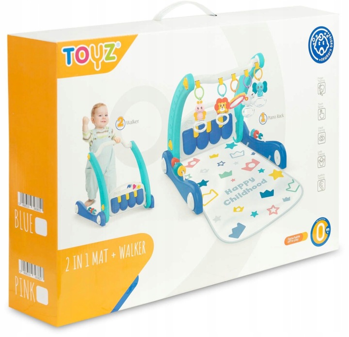 Ходунки-каталка з килимком музична 2 в 1 TOYZ BY CARETERO — фото 9