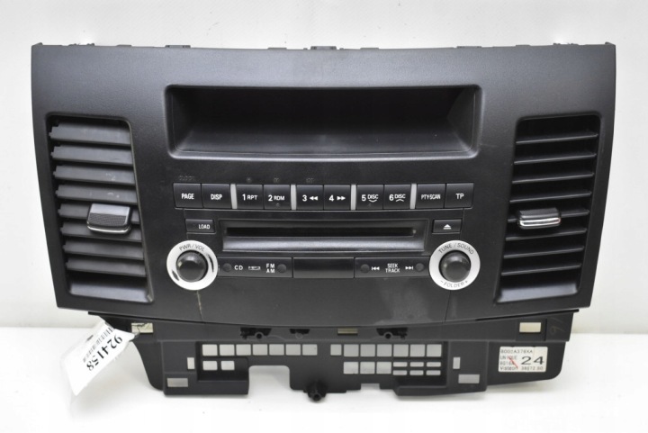 RADIO PANEL RADIA CD MP3 MITSUBISHI LANCER 8 VIII 07-11