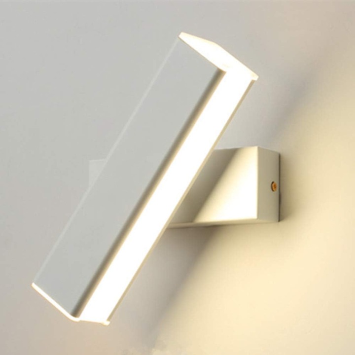 Led Nástěnné Svítidlo 6W Otočné Moderní Nástěnné Světlo Bílé