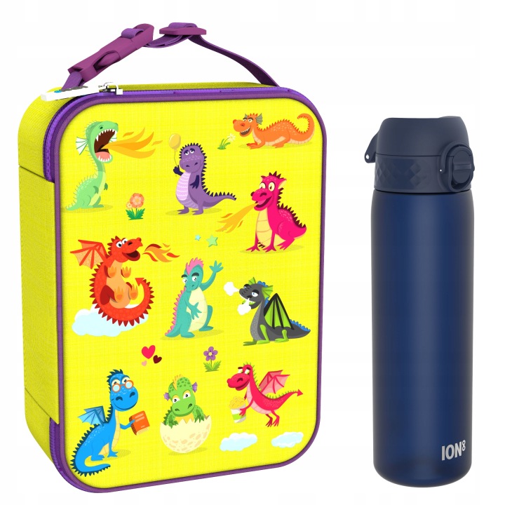 Láhev Na Pití 0,5L Termotaška Na Lunch Bag Snídaňová Taška Snídaně Oběd ION8