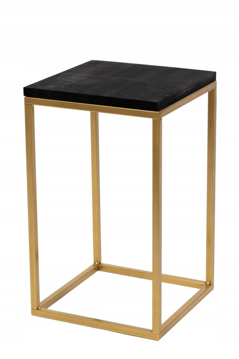 Držák Na Květináč Kovový Stojan Na Květiny Zlatý 40 CM Loft Polský Výrobek