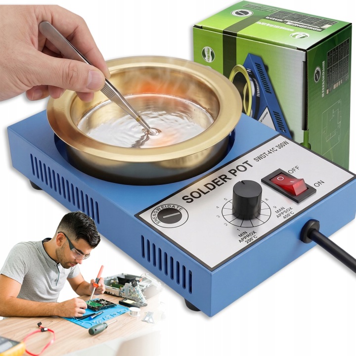 Cínovací Pájecí Kelímek Pro Tavení Ohřevu Cínu Ocel 100 MM300 W