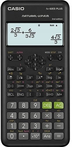 Калькулятор науковий CASIO FX-82ESPLUS-2 252 функції 77x162 мм Чорний — фото 2