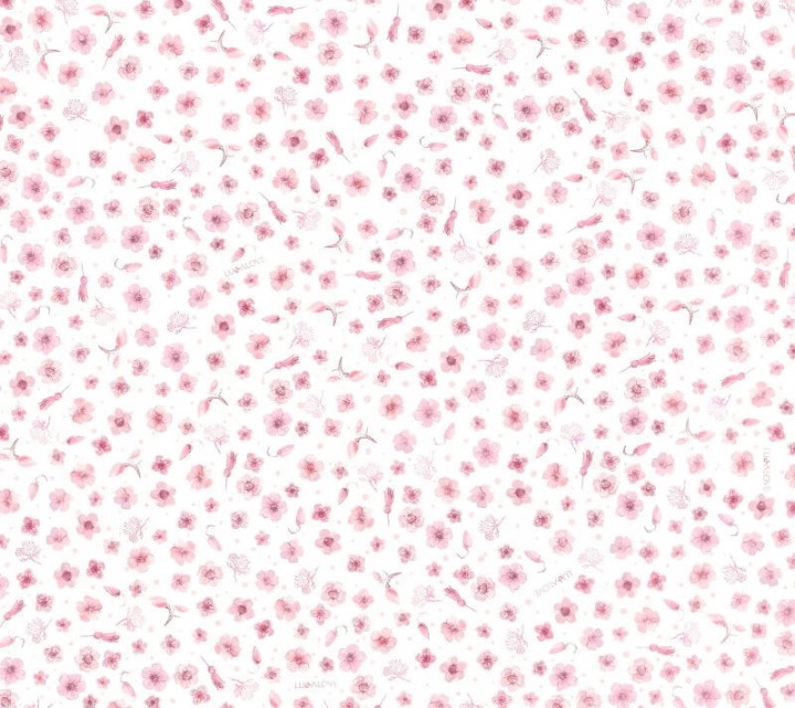 Lullalove щітка для немовлят козяче щетина + мочалка / Квіти Рожевий — фото 4