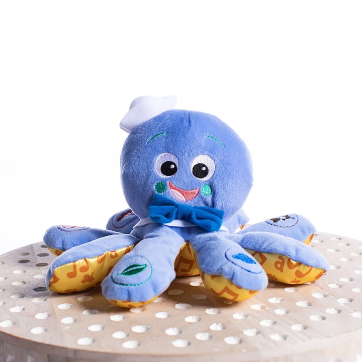 Плюшева Восьминіг Інтерактивна Baby Einstein Восьминплюш 3 Мови Синя — фото 2