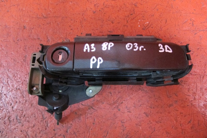 AUDI A3 8P 3D 03- POIGNÉE PORTIÈRE DROIT AVANT AVANT LZ7L EUROPA