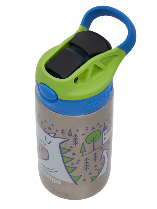 Пляшка для води CONTIGO EASY CLEAN 380 мл DRAGON дракон з трубочкою — фото 13