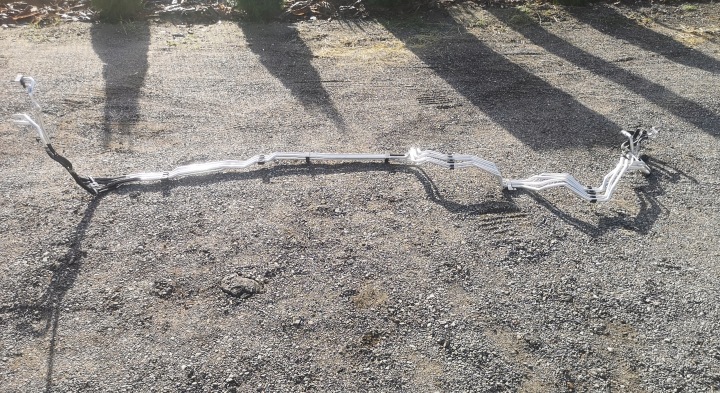 of the hose of the air conditioning ogrzewania of the heating rear part Ford Explorer 2020
