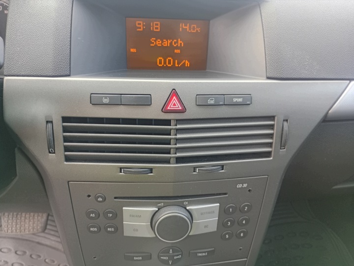grid air conditioning devices air central z frame Opel Astra H 04-10