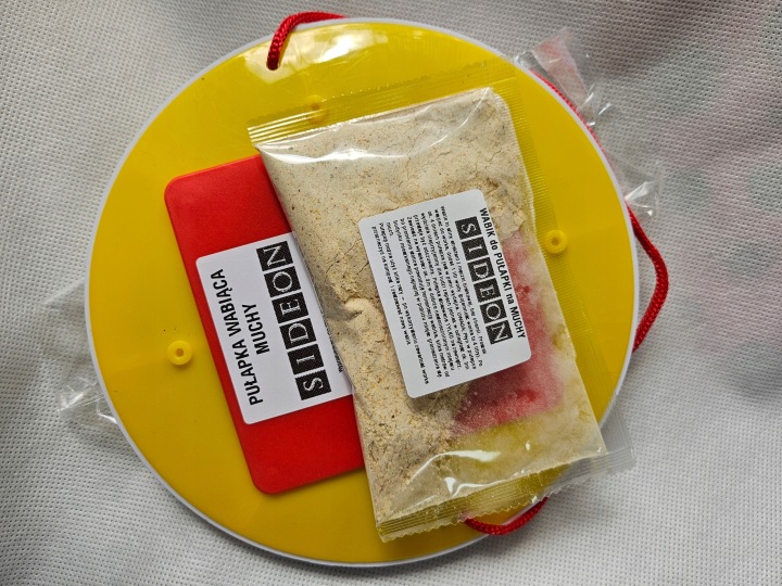Підвісна Велика Пастка від мух Sideon Мішок Свіжий Приманка XXL Ефективна — фото 6