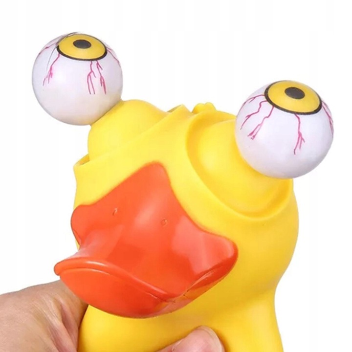 Антистрес Toy Eye Popping Animal Large Антистрес жовта качка — фото 2