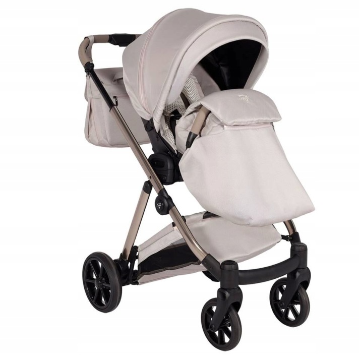 Junama Ellegante Візок 4 в 1 з базою Isofix і кріслом COSMO | 02 Бежевий — фото 3