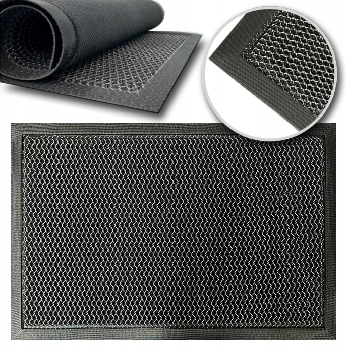 Vstupní Stěrač 3D Pvc Vnější Podložka Pod Dveře Čistící 80x120