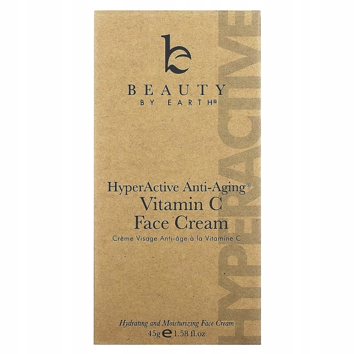 Beauty By Earth, HyperActive Anti-Aging, крем для обличчя з вітаміном C, 45 г — фото 2
