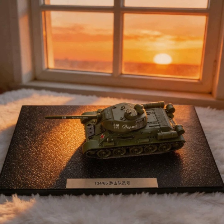 2 шт. T і IS Набір транспортних засобів броньованих Дисплей акриловий T34-85 Partisan 3-16 — фото 3