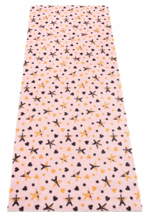 Kuchyňský koberec 60 x 170 cm, prostiskluzová podložka růžová