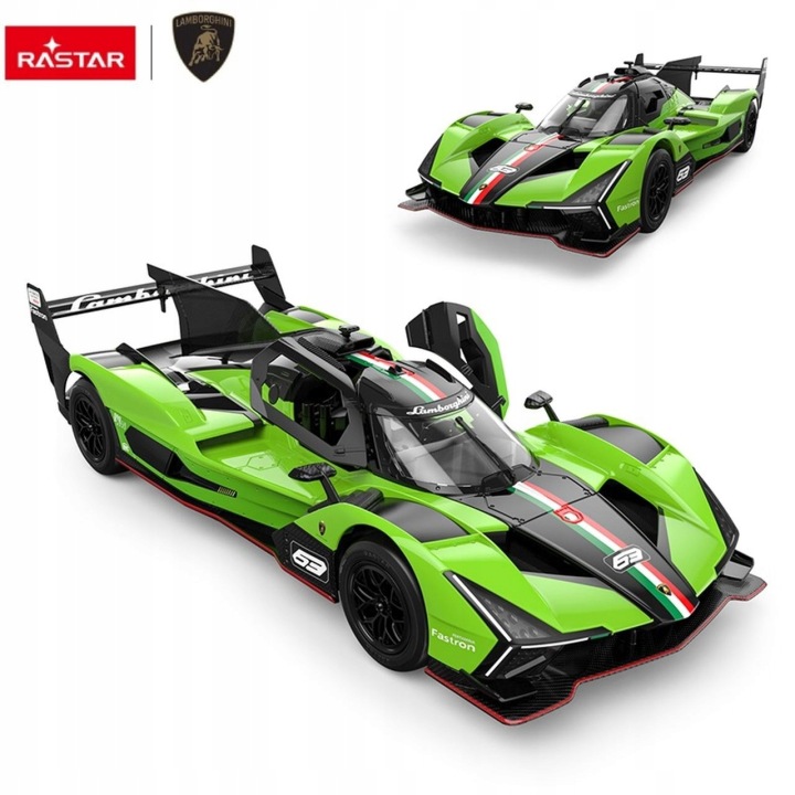 Машинка Р./ C 1:14 Lamborghini SC63 Зелений RASTAR Rastar — фото 4