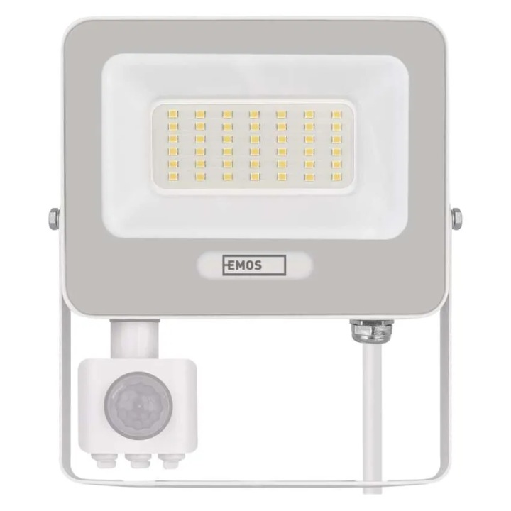 Led reflektor Glaro s pohybovým čidlem, 30 W, bílý, IP54, 3000 lm,…
