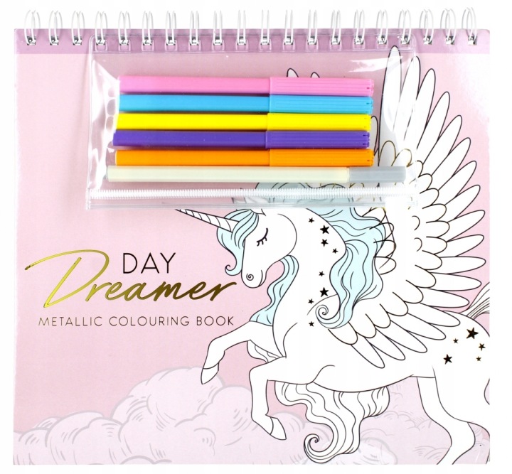 Творчий набір для розфарбовування фломастери Єдинороги Єдиноріг Day Dreamer — фото 2
