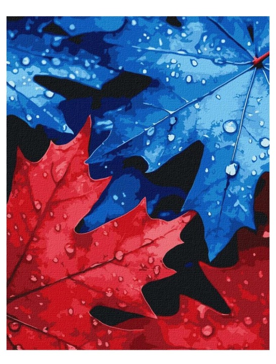 Малювання за номерами - Осіння rosa 30x40 см