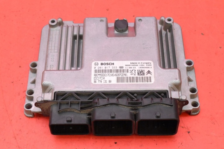 Bedienteil Computer DES MOTORS 9677013180 PEUGEOT 308 1 und T7 1.6 HDI 92KM 11-15