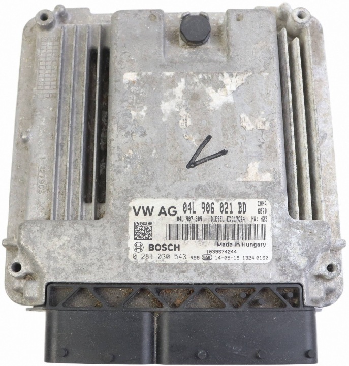 AUDI A6 C7 modul bedienteil des motors 2.0 TDI 04L906021BD 0281030543