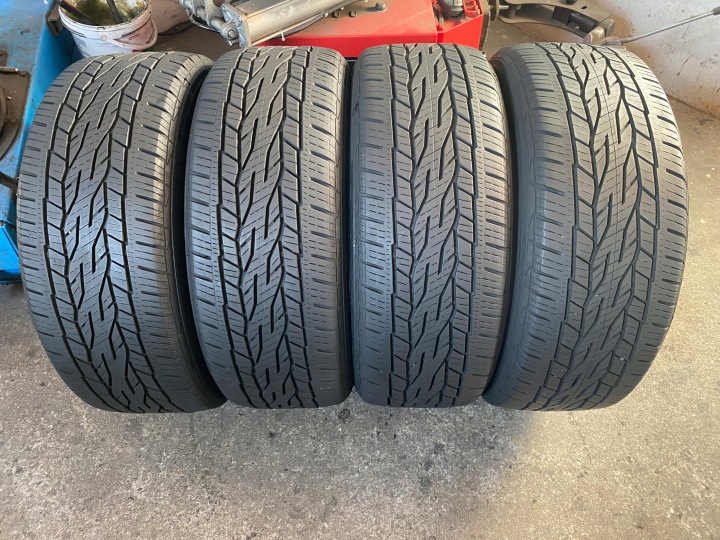 4 Reifen Sommerreifen 225/55R18 Continental ContiCrossContact LX 2 6,5mm