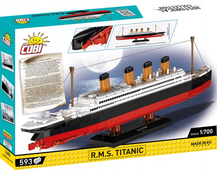 Cobi cobi historical collection р. m. s. titanic 593 ел. 1:700 — фото 6