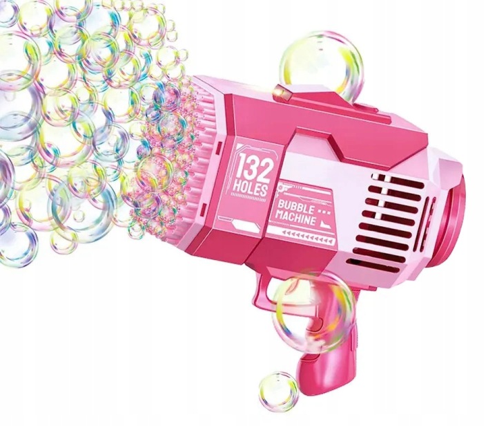 SOAP BUBBLE GUN BAZOOKA BUBBLE LAUNCHER MACHINE OVERLAY 2IN1 Packaging status original