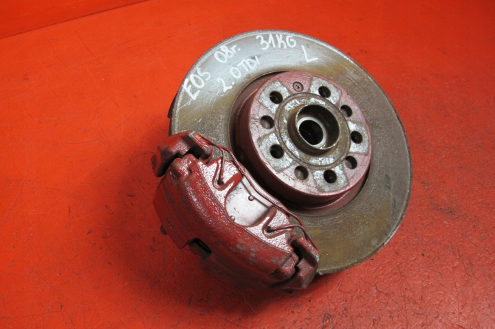 VW EOS 1F 06- 2.0 TDI BMM ACHSSCHENKEL RADNABE RADLAGER SCHENKEL BREMSSATTEL BREMSE SATTEL LINKS VORNE VORNE