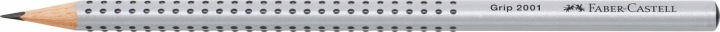 FABER-CASTELL Олівець графітовий трикутний шкільний Grip 2001 B Сріблястий — фото 6