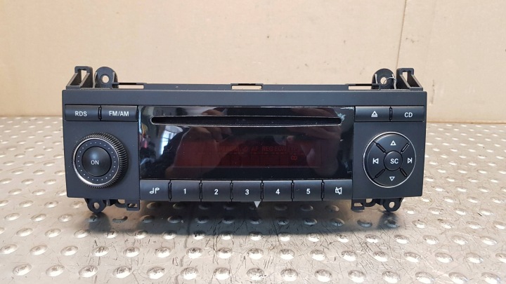 RADIO CD FM BE6086 A1698200486 MERCEDES A-KLASA W169 B-KLASA W245