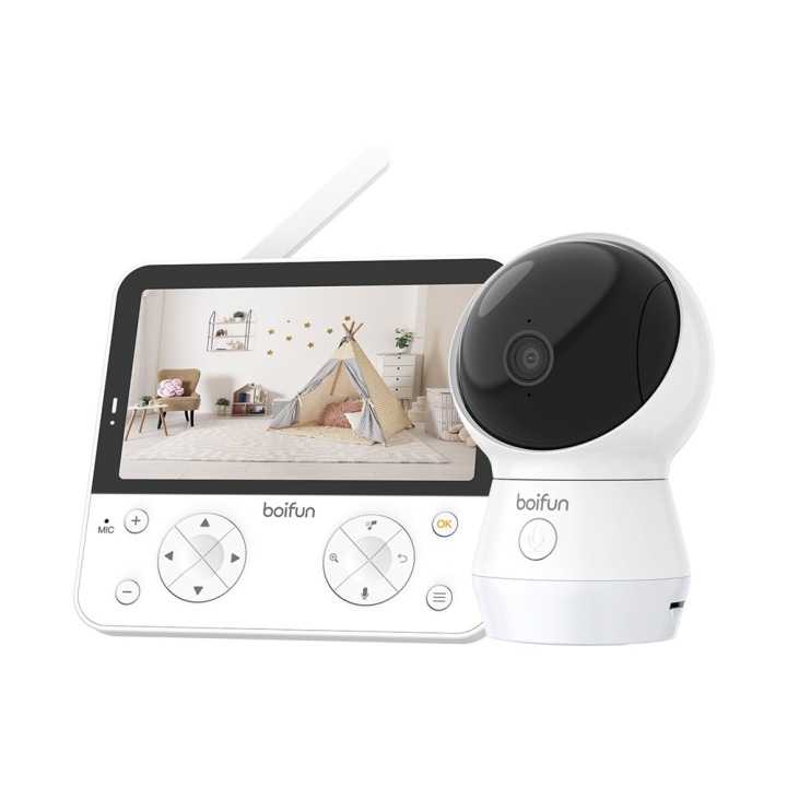 Камера для дитини з екраном 5.5 дюйма радіоняня 4MP WI-FI AI