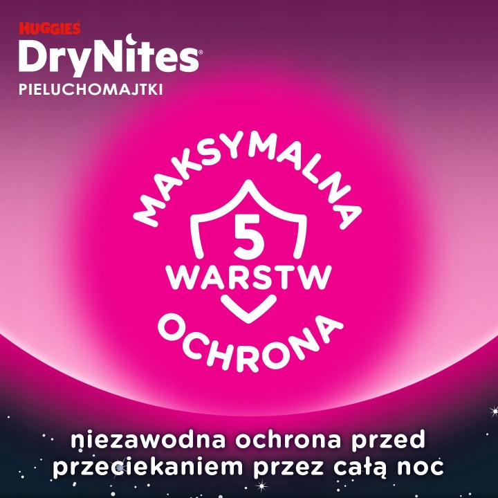 DryNites завод. трусики-підгузки дівчата 13+років/48-60 кг/9 шт.