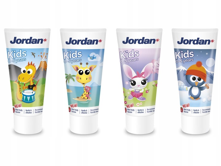 JORDAN KIDS зубна паста для дітей 0-5 років, 50 мл — фото 6