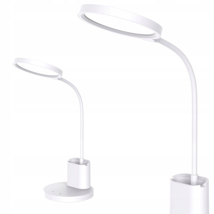 Stolní lampa s proměnlivou barvou světla Scuola White 5W Led bílá Milagro