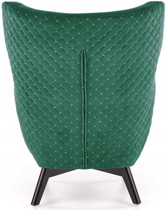 Крісло для кімнати, вітальні MARVEL c. зелений стьобаний — фото 6